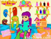 Hair Stylin Salon����ɳ����Ϸ�Ľ�ͼ