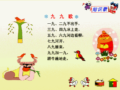 九九歌_童谣_儿童歌谣_数字歌—奇奇玩儿童软件