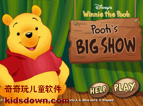 小熊维尼移蜜罐-Poohs Big Show的主界面截图
