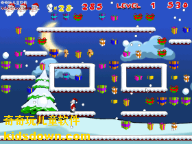 儿童游戏“圣诞老人拯救圣诞节Santa Claus Save Christmas”的游戏第一关截图