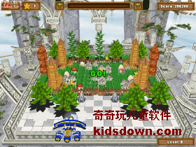儿童游戏“丛林砖块Strike Ball 3”的游戏界面4