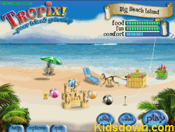 Tropix―猴岛大冒险游戏的主界面
